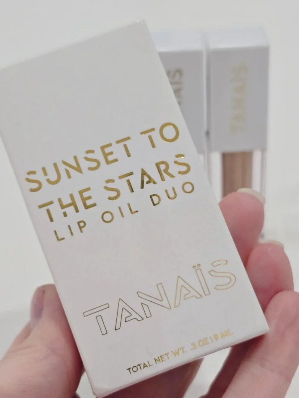 Tanaïs ✦ Sunset to the Stars ✦ Plumeria Petals Mahina Moon Lip Oil Duo Hydrating